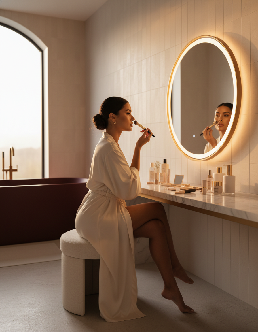 Skincare routine campaign